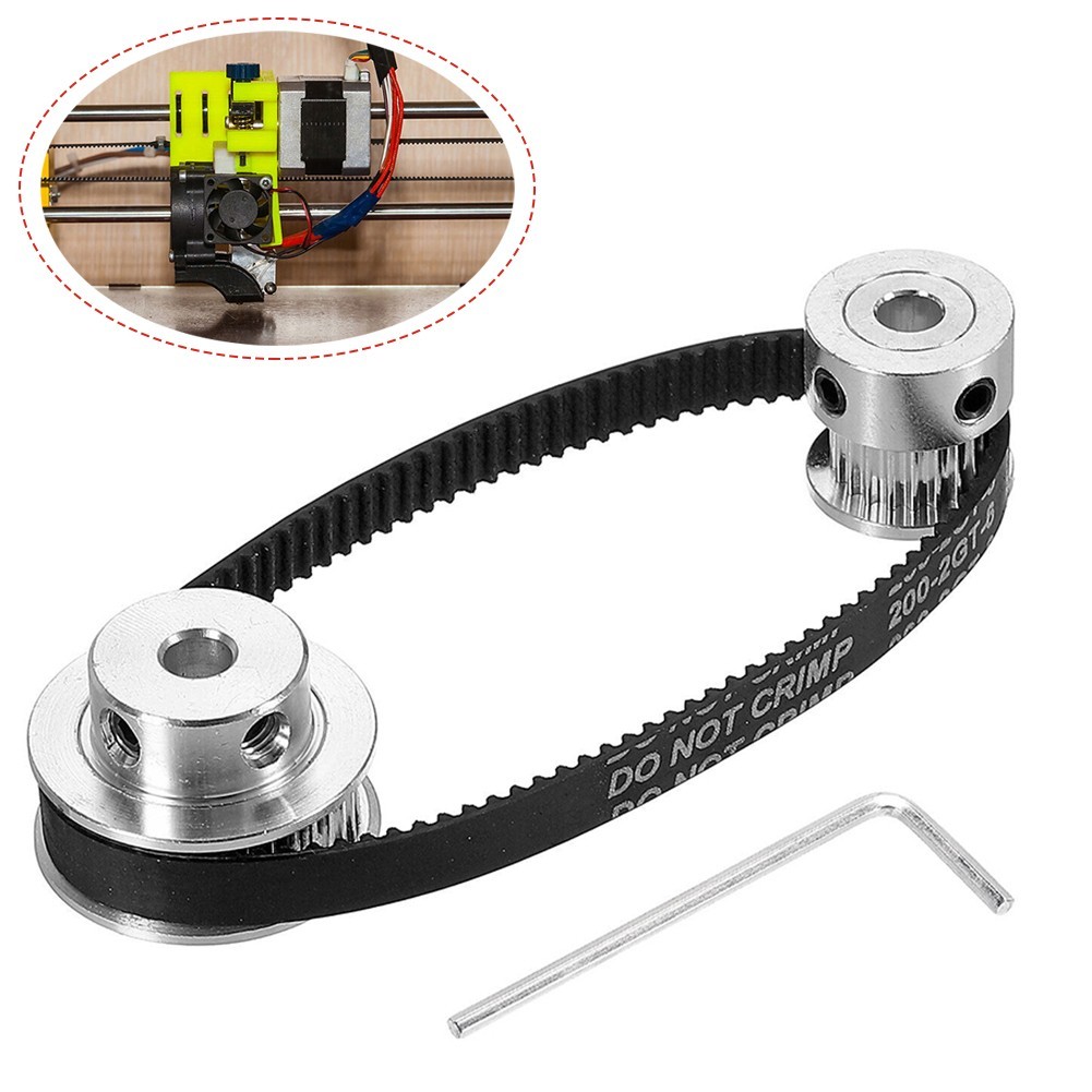 Synchronous Wheel Kit Featuring 20 Tooth and 36 Tooth Pulleys with Tools