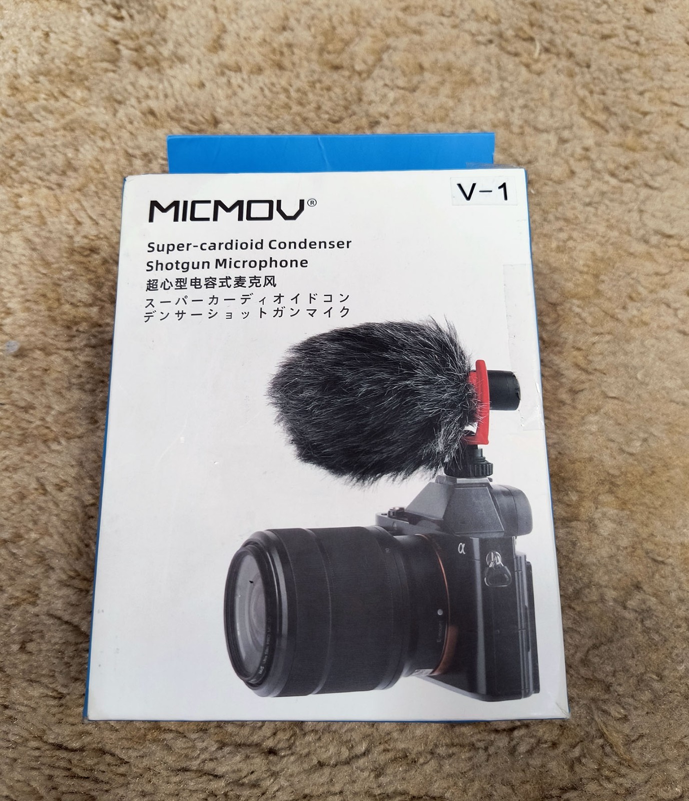 Fomito Micmov V1 Universal Super-Cardioid Condenser Video Microphone Shotgun Mic