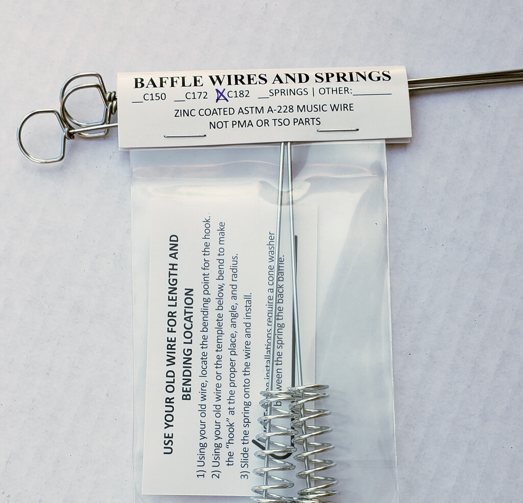 Baffle Wire Kit for Cessna 182, 180