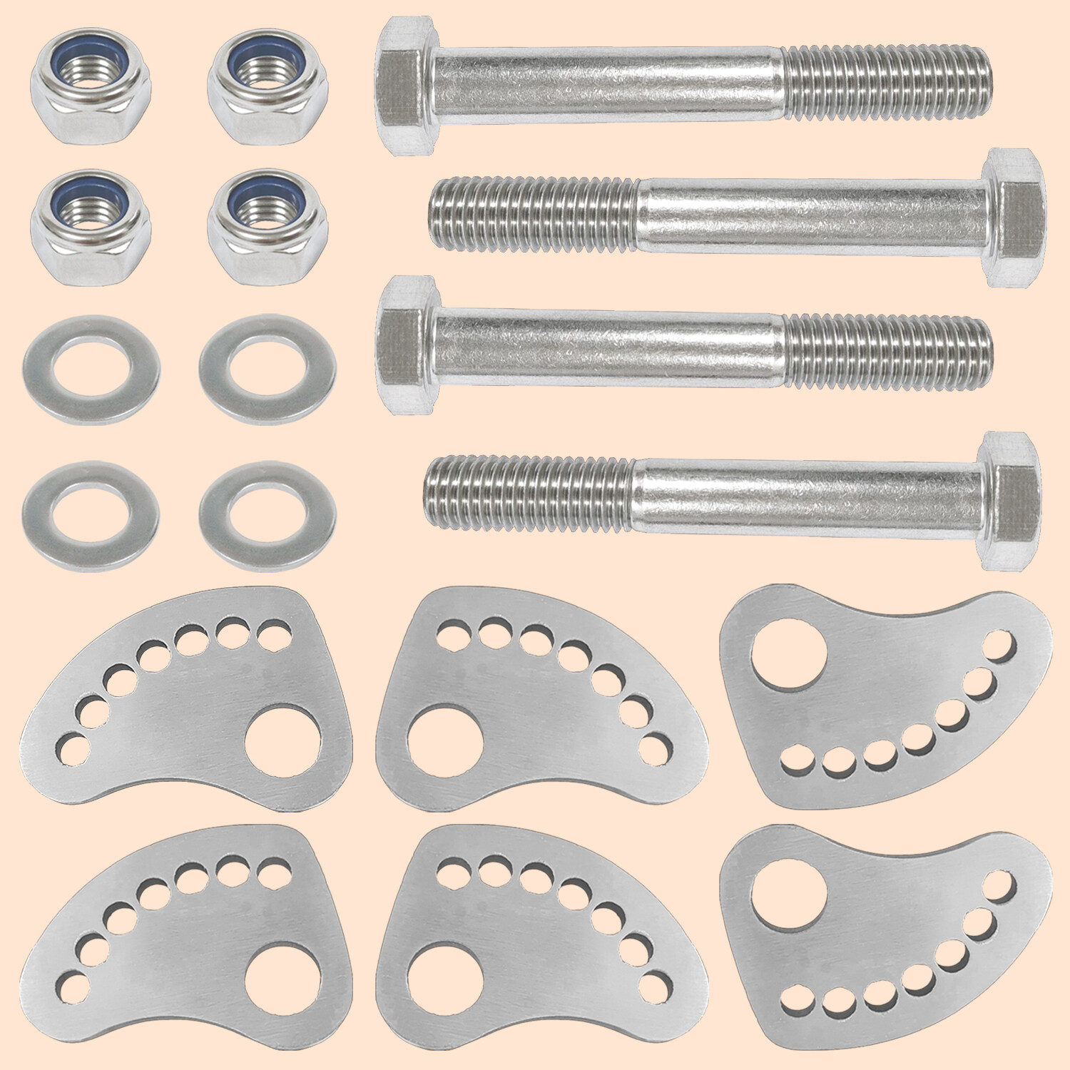 Camber Lock Alignment Fix &Upper Arm Cam Bolt for Chevy Silverado 1500 2500 3500