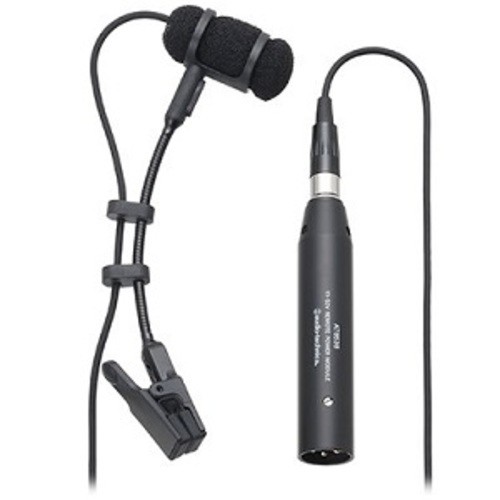Audio-Technica PRO35 Condenser Clip Microphone XLR for Wind, String Instruments