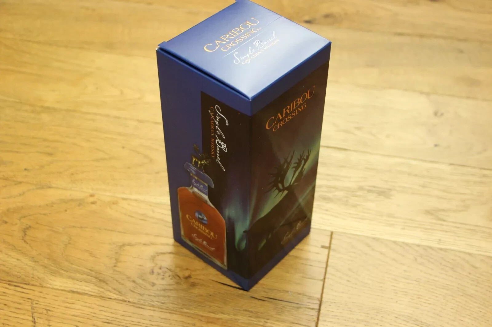 Caribou Crossing Canadian Whiskey Empty Box - This is just the Cardboard Box