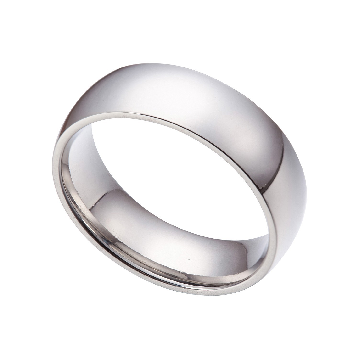 7mm Stainless Steel Comfort Fit Ring Size 5-14 Half Size SR05A USA Seller