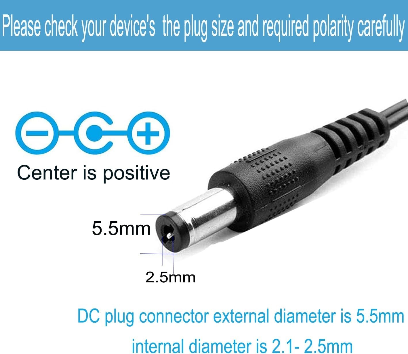 Versatile 9V 1A AC Adapter with 8 Interchangeable Tips for All Your Devices