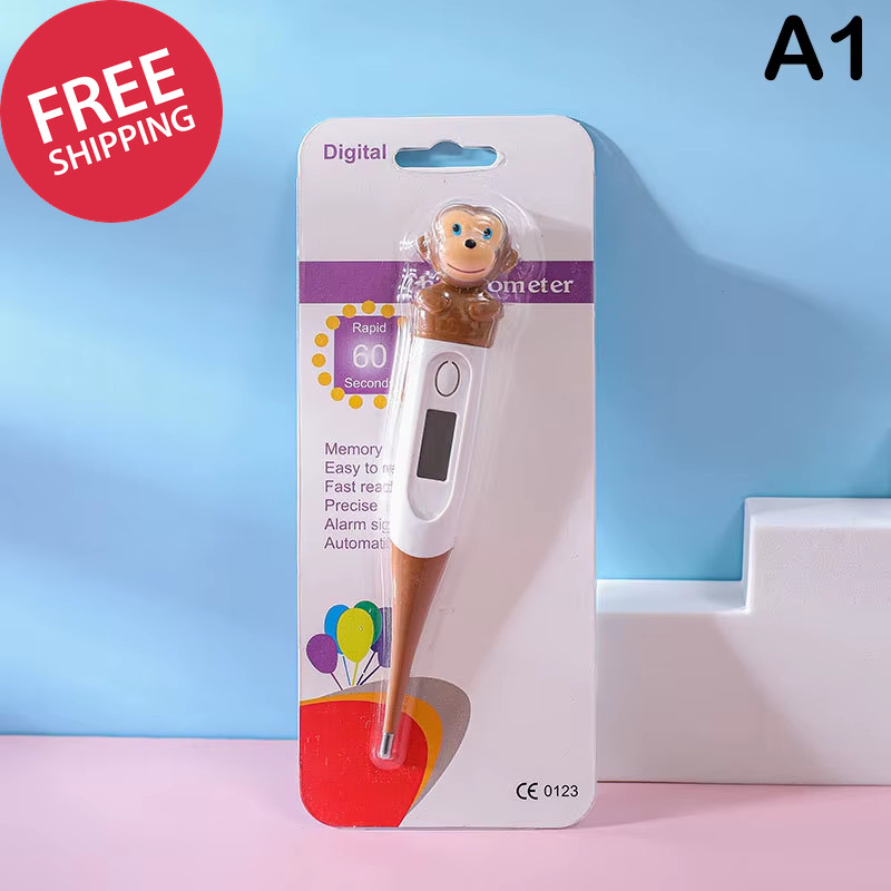 Cartoon Electronic Soft-Head Thermometer Household Human Armpit Digital Thermome