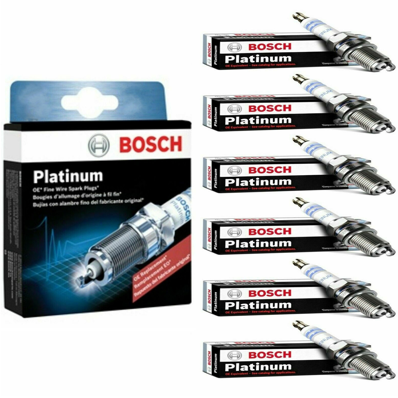 6Pcs OE Platinum Spark Plug For Chrysler Pacifica Jeep Wrangler VW Routan 3.8L