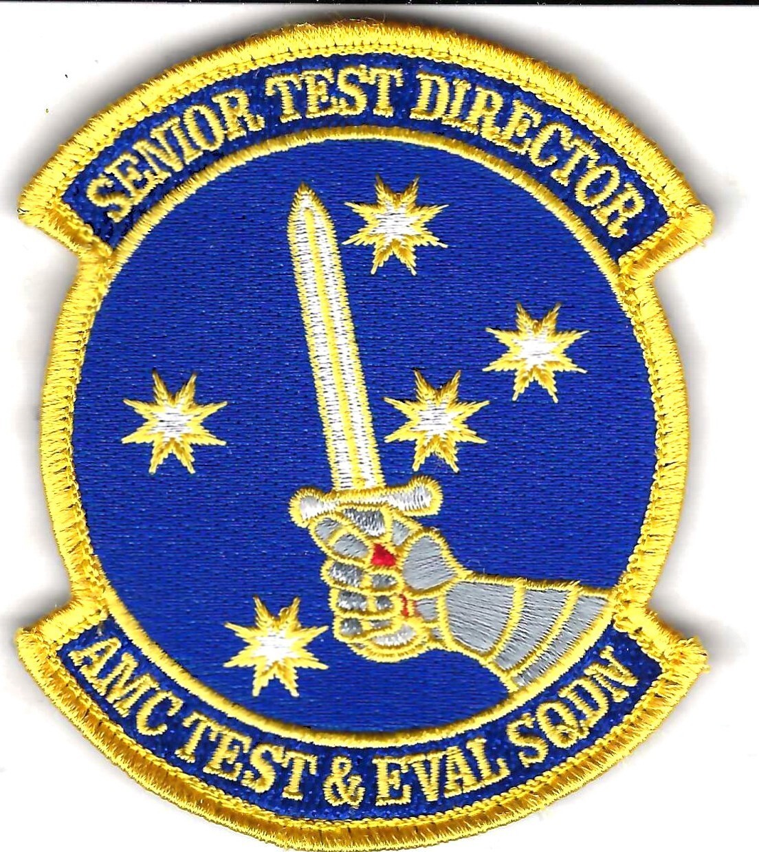 PATCH USAF SENIOR TEST DIRECTOR AMC T&E SQDN McGUIRE AFB             DB-14
