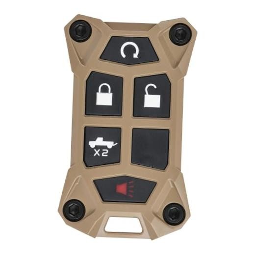 V1.5 Chevy Key Fob Replacement Case for Silverado, GMC Sierra 2014–2021 | Tan
