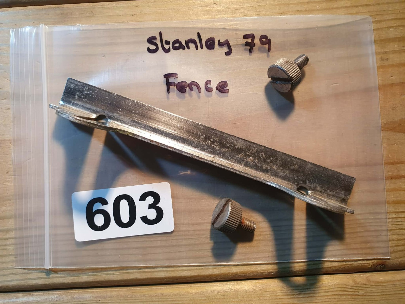 Vintage Stanley No 79 Side Rebate Plane Fence Woodworking Old Tools Carpentry