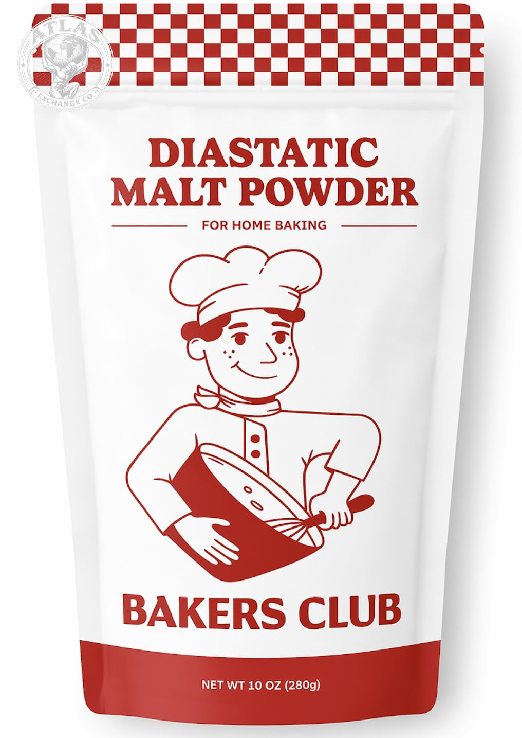 Bakers Club Artisan Diastatic Malt Powder 10Oz - Enhance Flavor, Crust, Rise, Te