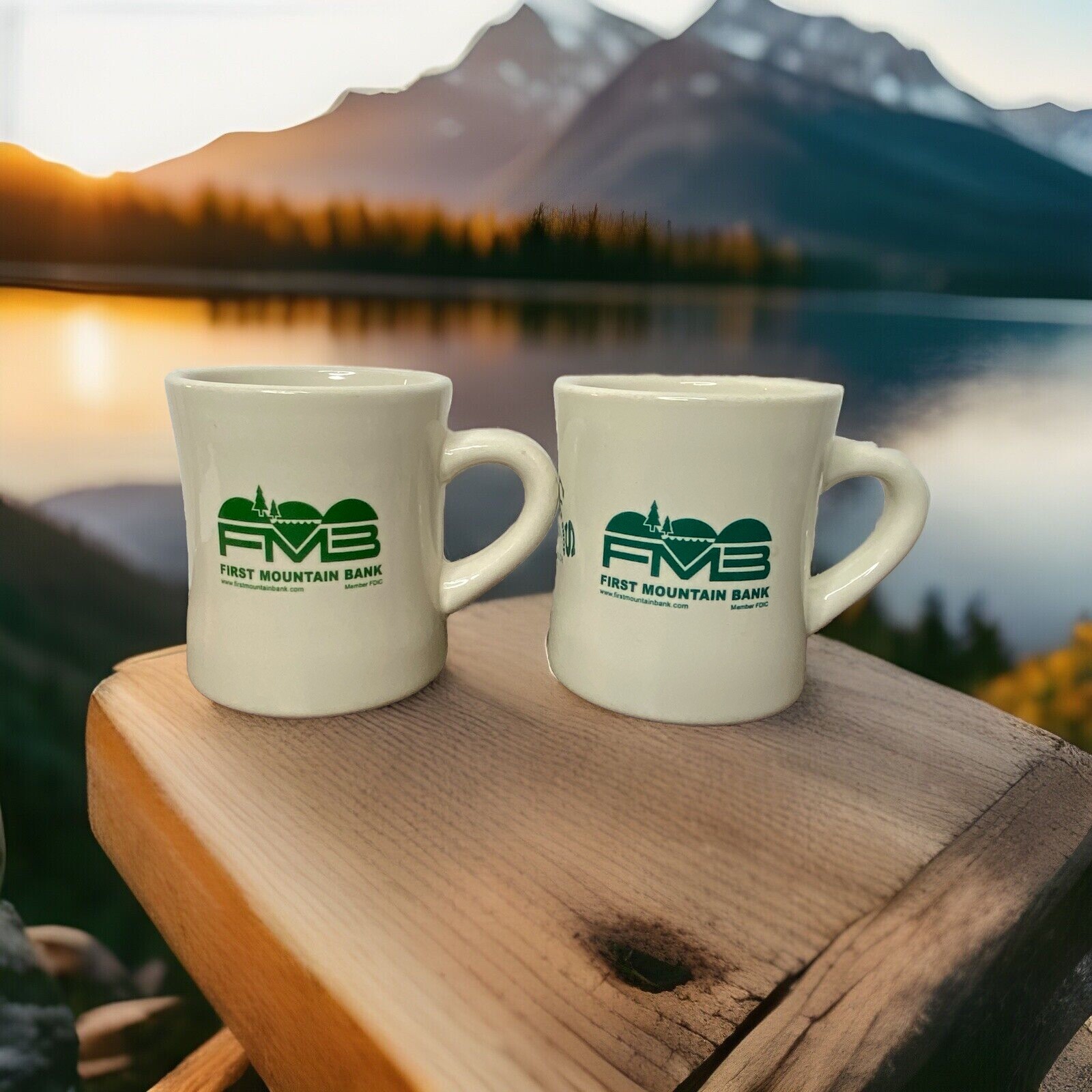 First Mountain Bank Coffee Mug Set