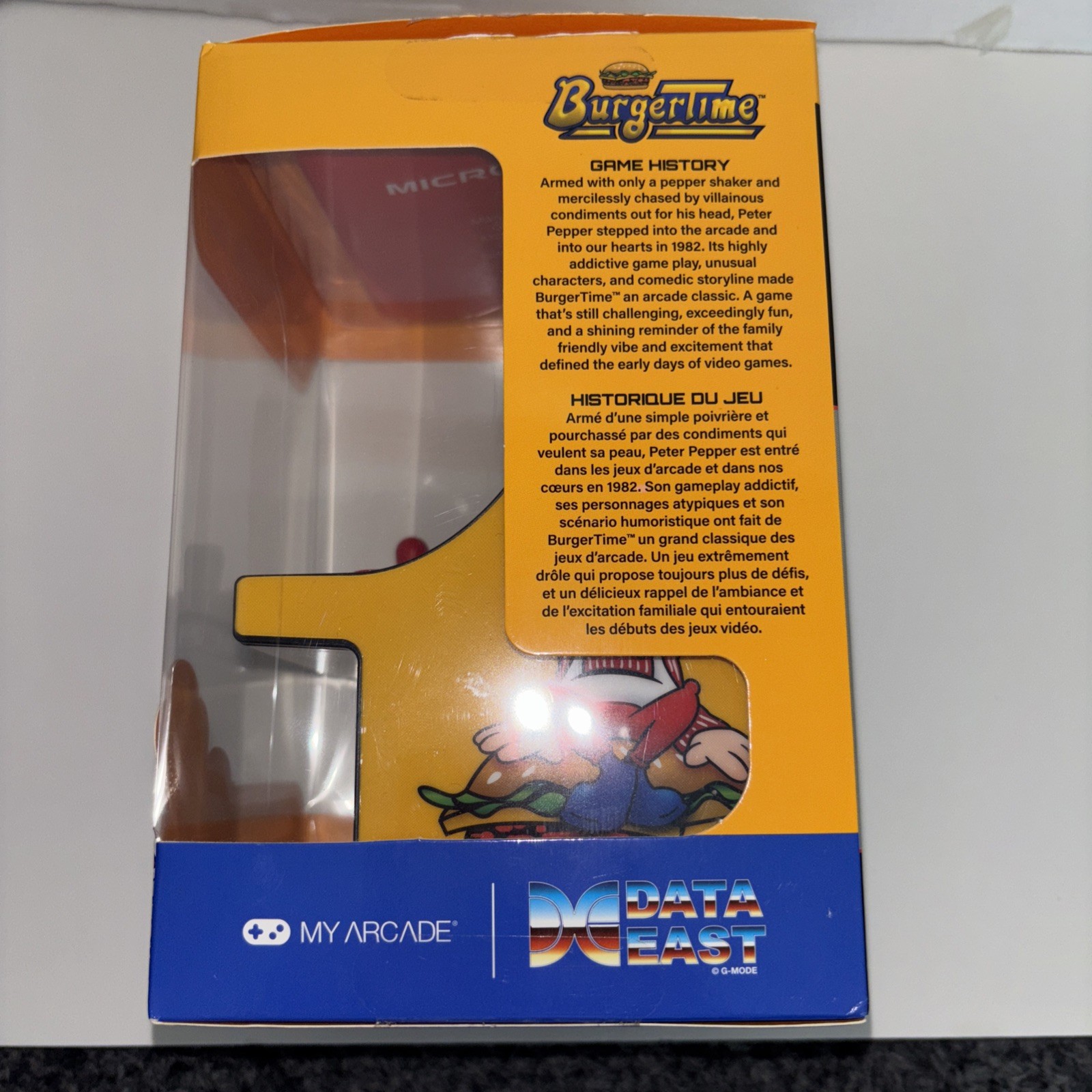 My Arcade Burgertime Micro Player Mini Arcade Machine Fully Playable ~ NEW