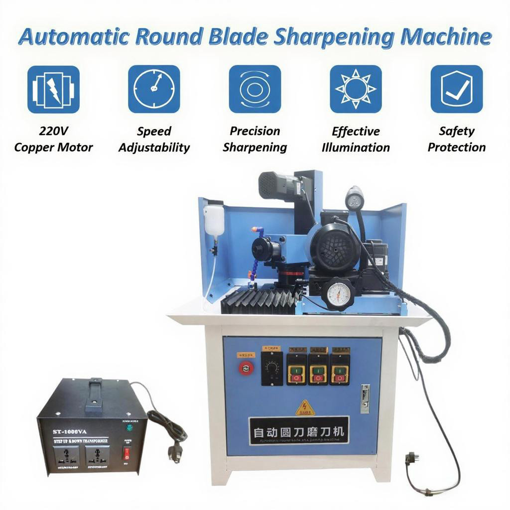 Water Mill Round Blade Sharpening Machine110V/220V1.97''-11.81''Grinding Machine