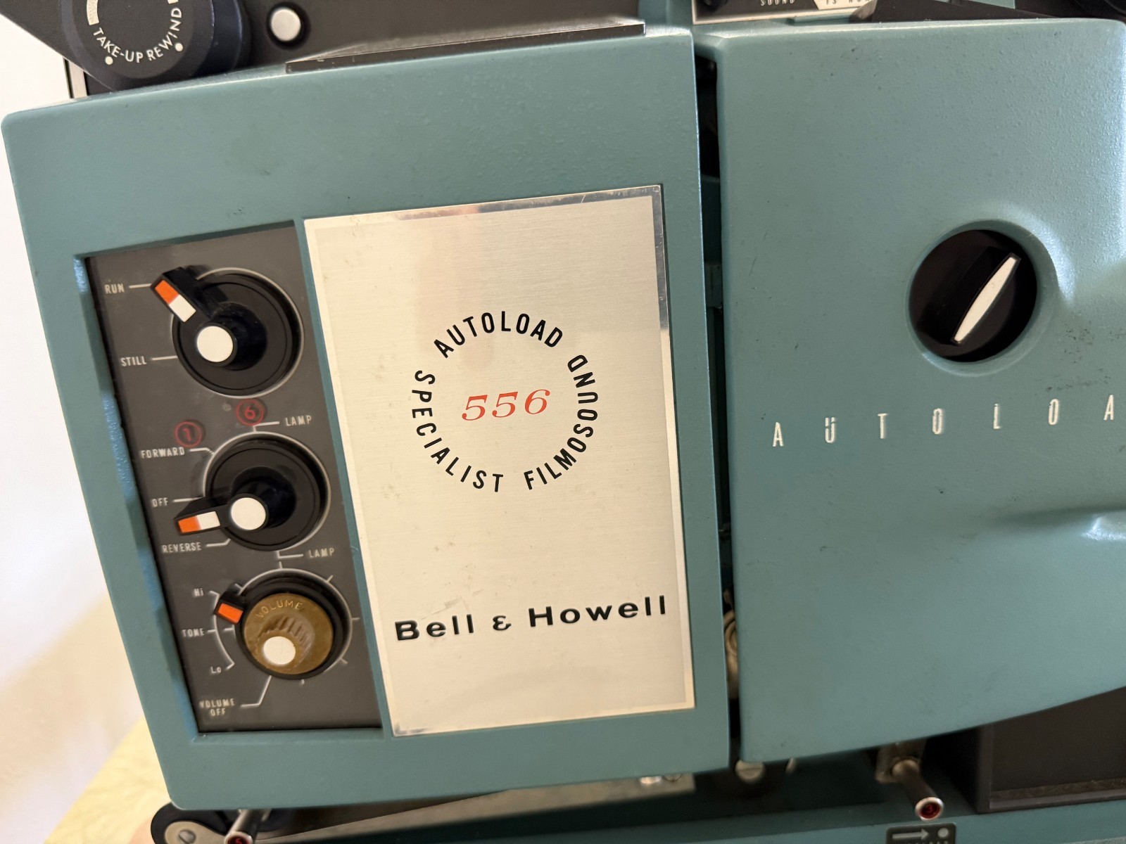 Bell & Howell 556 Filmosound 16mm Projector tested but don't have 16mm film