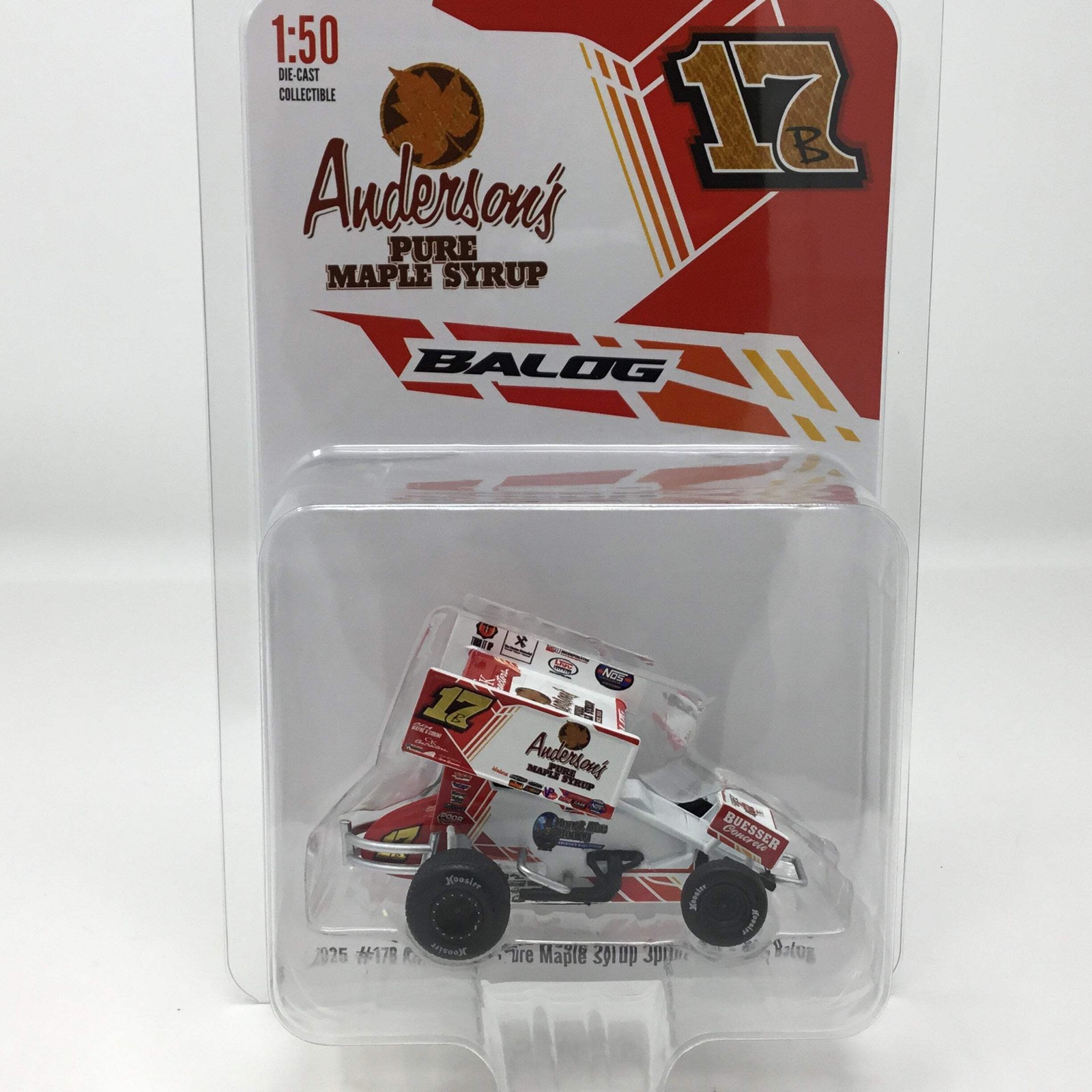 Bill Balog 2025 Anderson's Pure Maple Syrup Sprint Car 1:50 Diecast