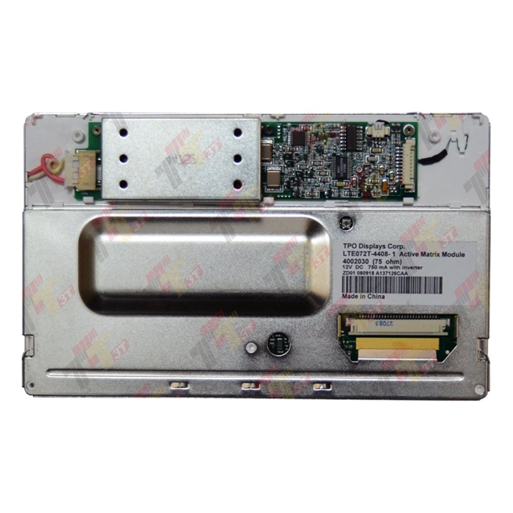 Car Head Unit Display for Volkswagen Phaeton Peugeot 807 LTE072T-4408-1 LTE072