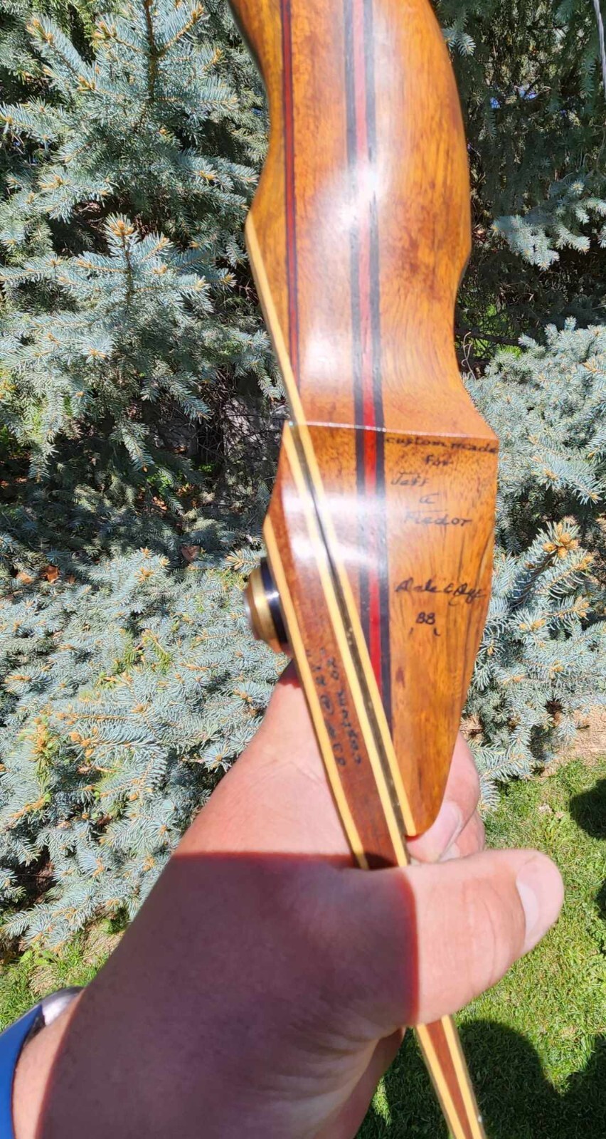 Wood bow