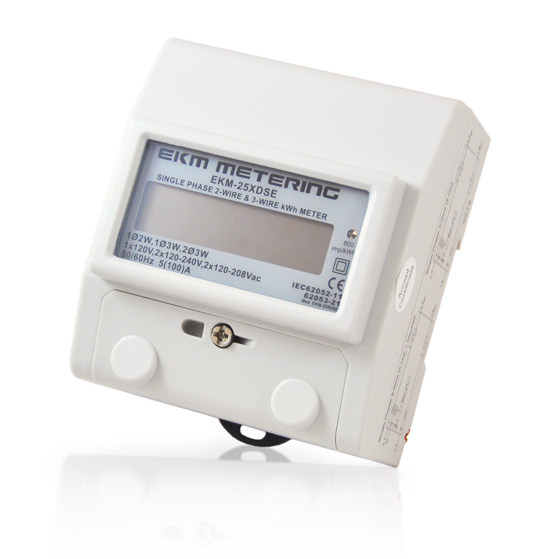 120/240 Volt Meter Apt DIN Rail 60Hz for US kilowatthour Current Pulse Output #4