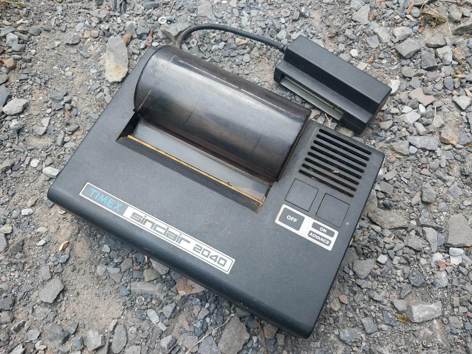 Weird Metal Sinclair ZX81 Microcomputer + Printer 16K RAM / Old Vintage Computer