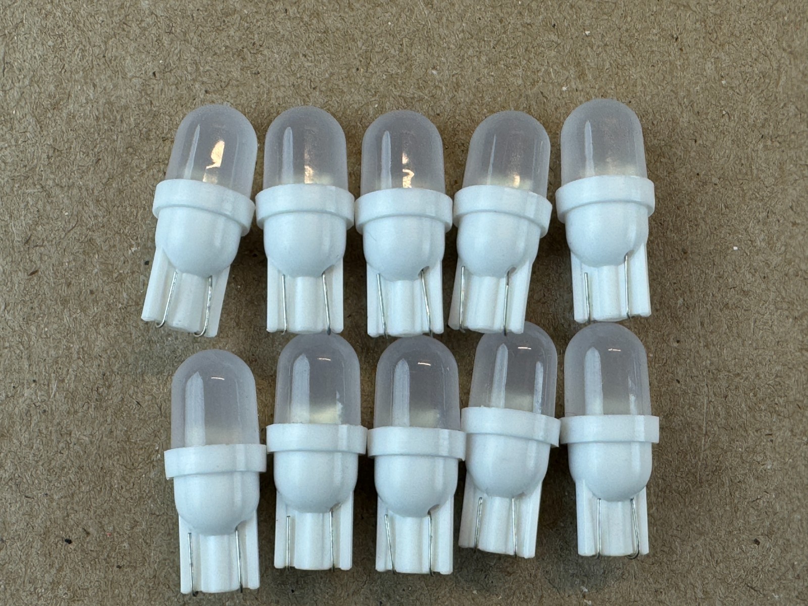10 FROSTED Warm White 8V Wedge Lamp LED Light Bulbs Pioneer Project/One Sansui