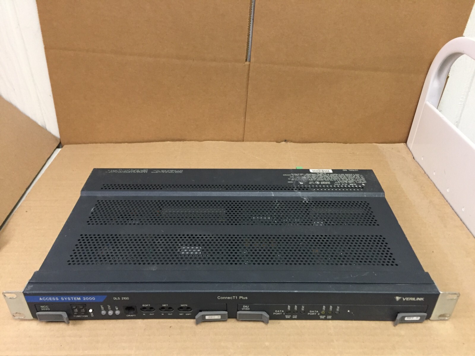 VERILINK ACCESS SYSTEMS 2000 DLS 2100 ConnectT1 + w/ DIU 2130 & NCC 2020 Modules