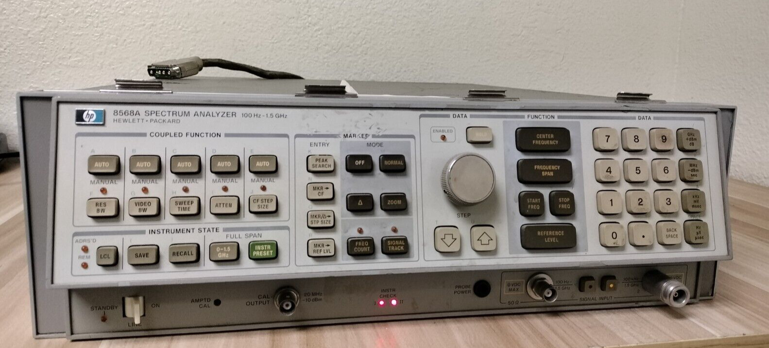 HP 85680A Benchtop Spectrum Analyzer RF SECTION 100Hz - 1.5GHz