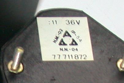 GENERIC 77711872 HOUR METER HOUR METER W/BRACKET 6-DIGIT 36 V