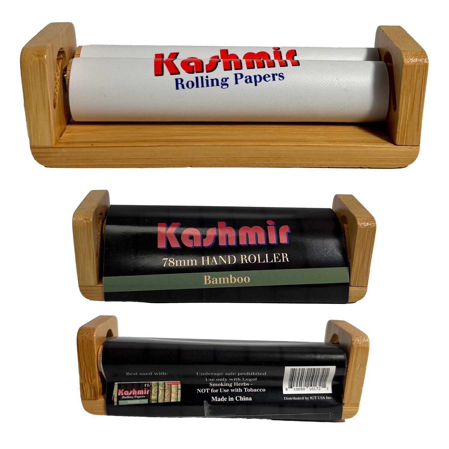 Rolling Papers Machine | Bamboo Hand Roller for rolling papers pack of 3