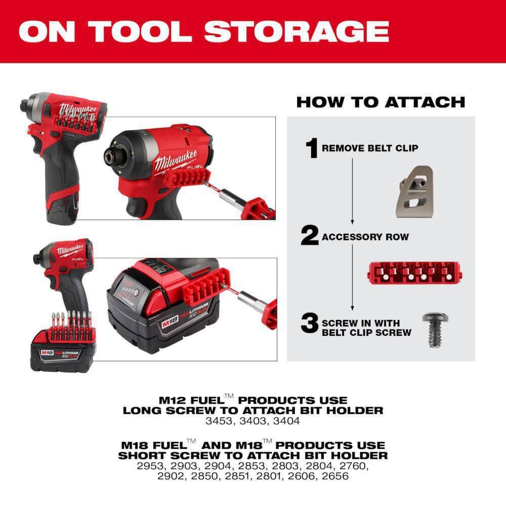 Milwaukee Customizable Medium Compact Case Impact Driver Accessories PACKOUTS