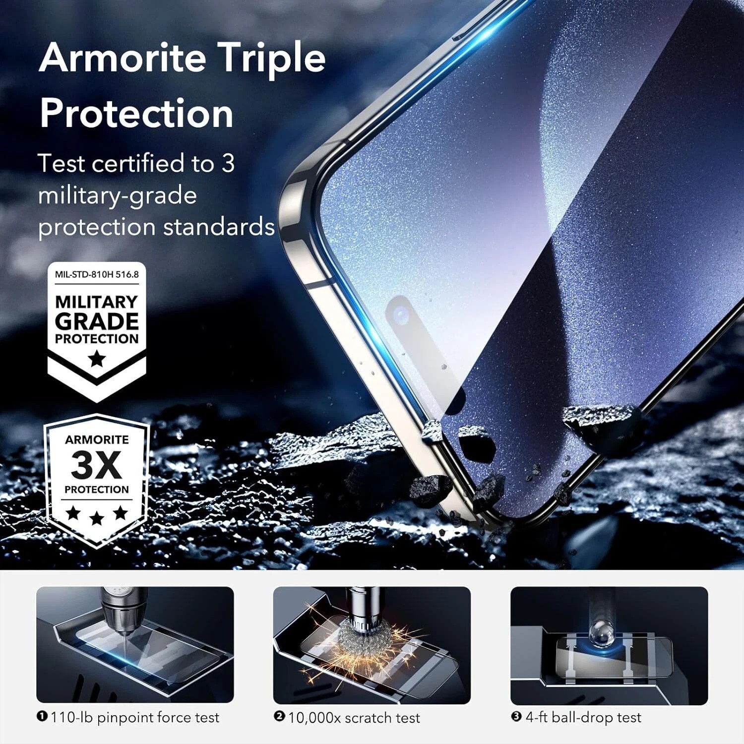 2PCS Apple Tempered Glass Protector Suitable For IPhone 13 14 15 16 Pro Plus Max