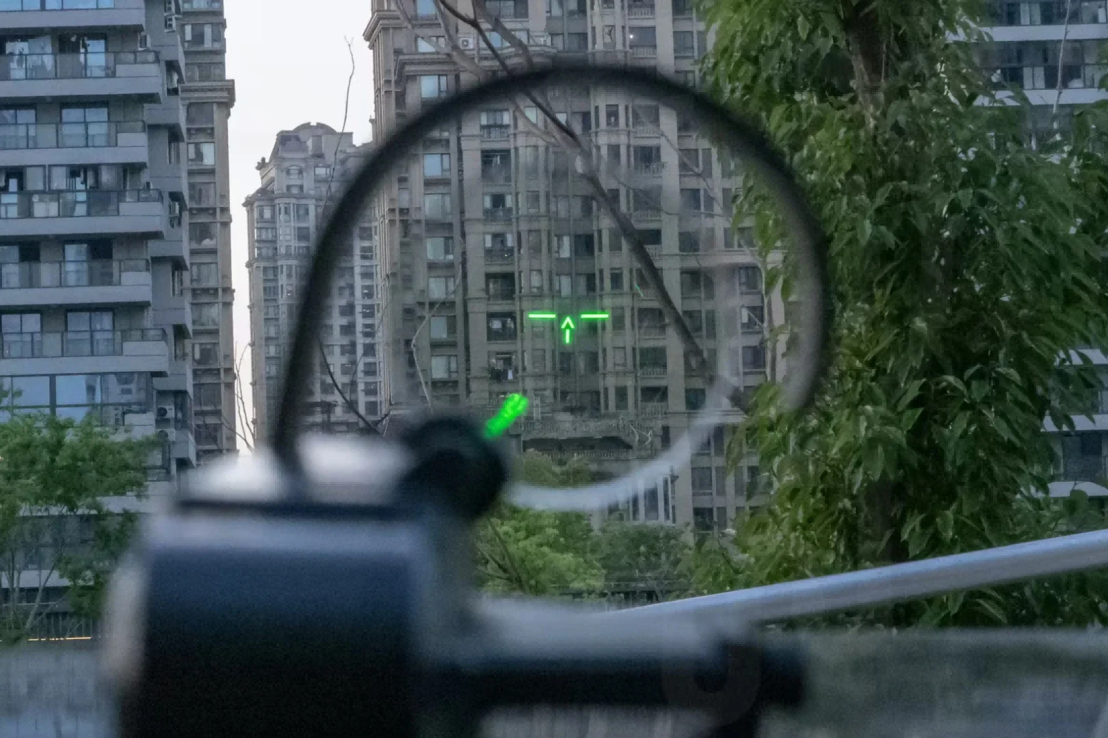 OKP7 Green Dot Sight Hunting Scope w/ Triangle Reticle HD Shockproof Picatinny
