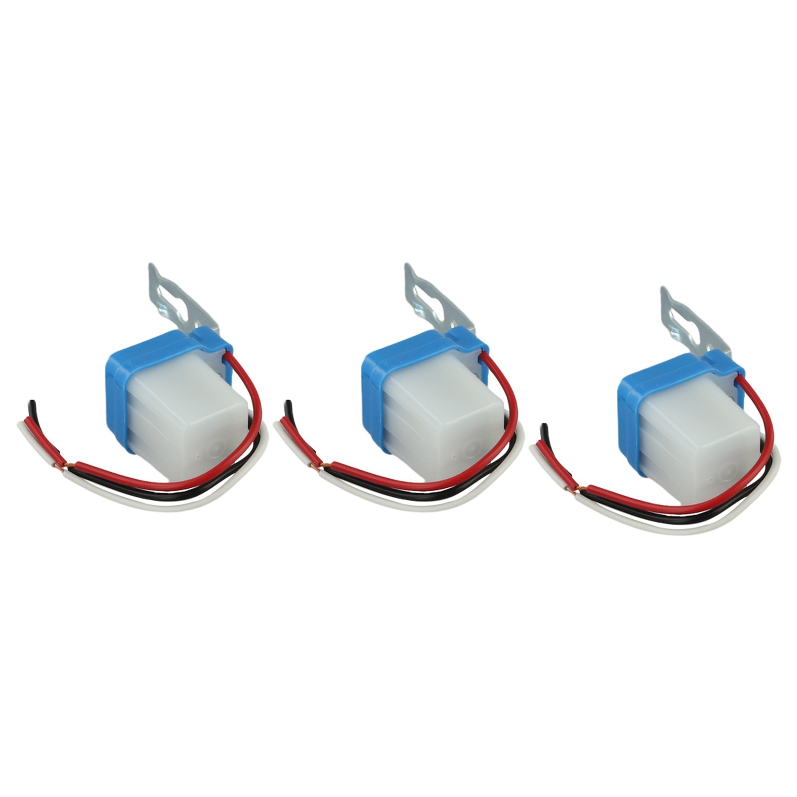 AC DC Photo Sensor Switches Three Pack with Automatic Day/Night Functionality
