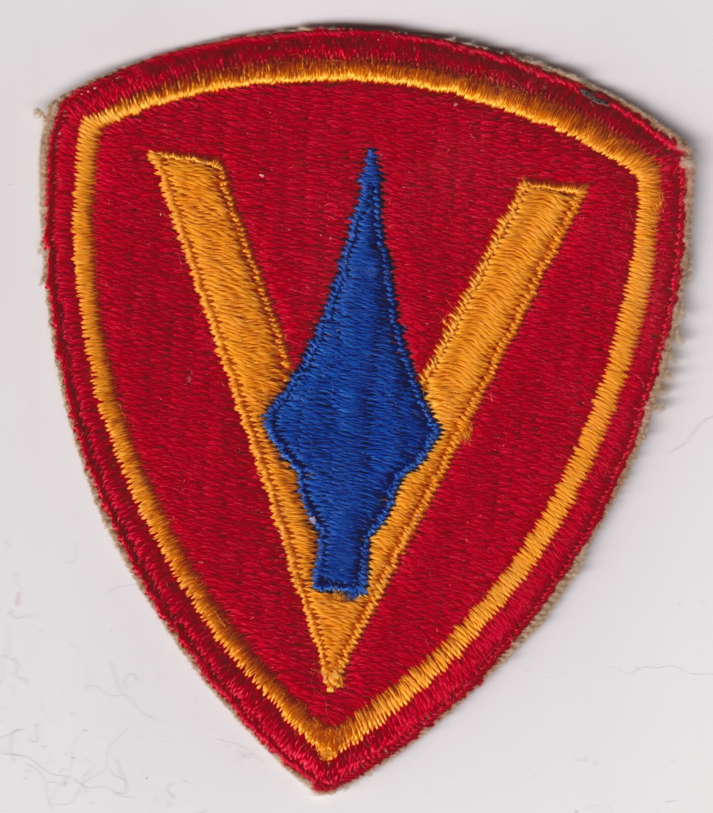 5th Marine Division patch real WWII make fully embroidered USMC US Marine Corps