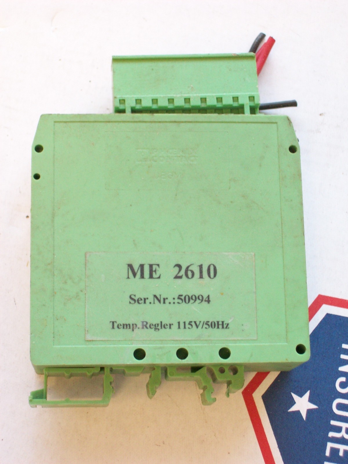 PHOENIX CONTACT ME 2610 TEMPERATURE REGULATOR