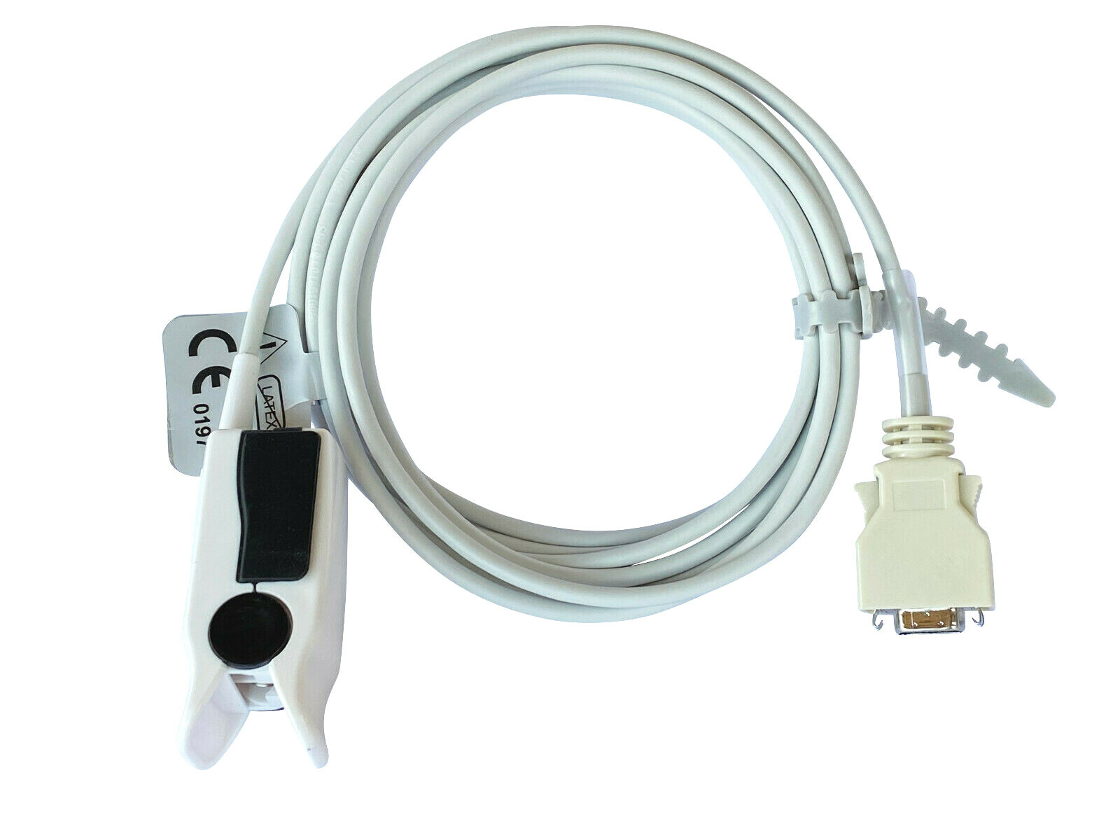 SPO2 Adult Finger Sensor Pulse Oximetry ZOLL E M R Series Monitor Compatible 8ft