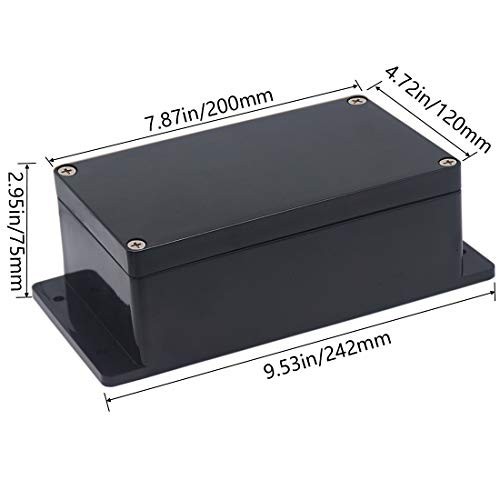 Junction Box IP65 Waterproof ABS Plastic Electrical Project Case Power Junction