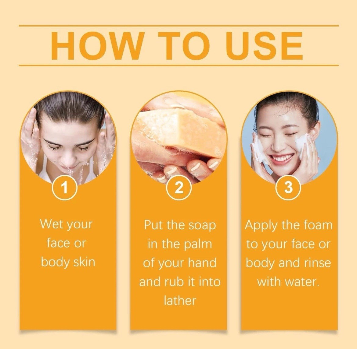 2-Pack Turmeric Glow Soap Bar - Lemon & Kojic Acid, Removing Dark Spots