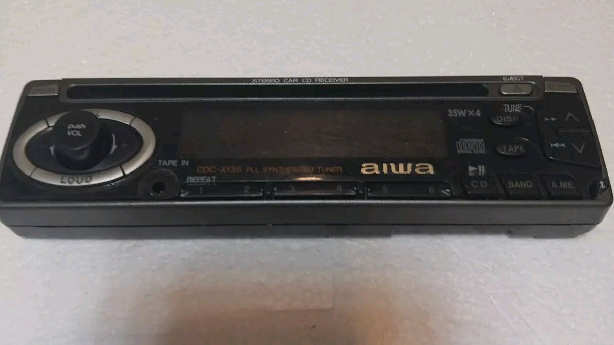 AIWA CDC-X135  Car Audio STEREO CD CD-R Face Plate Faceplate Only