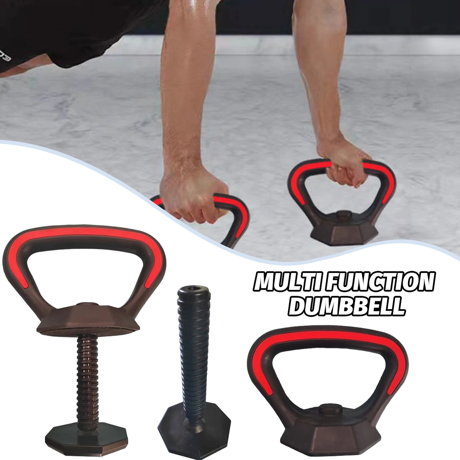 LOT Kettlebell Handle Bases Multipurpose Dumbell Grips Bases Kettlebells Workout