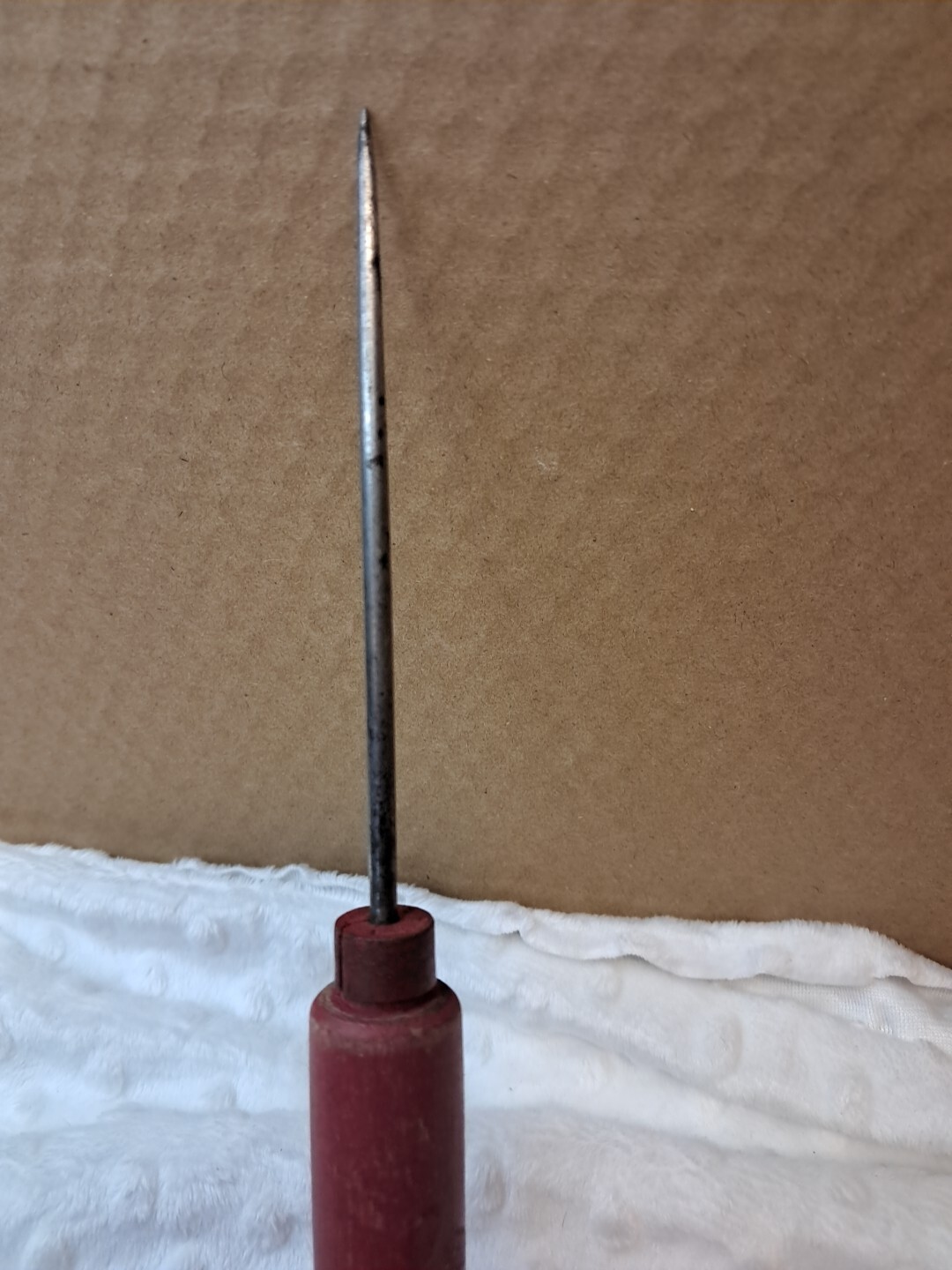 Wooden Handle Ice Pic Vintage