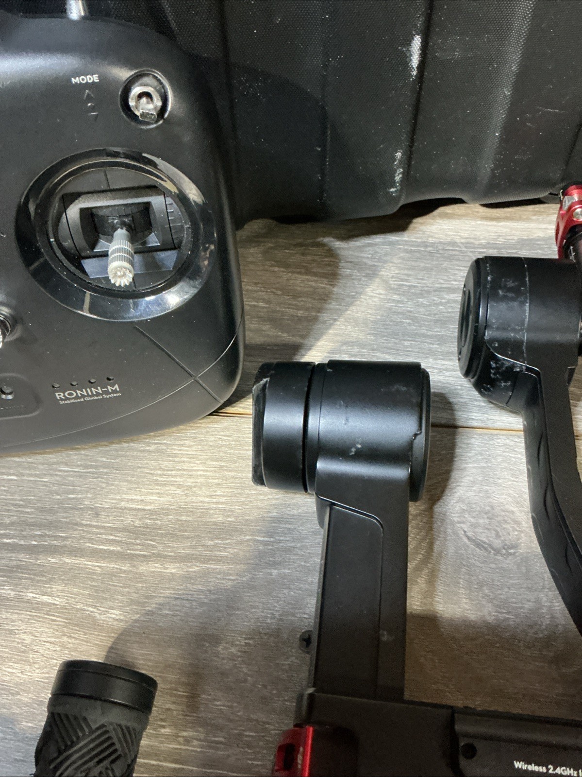DJI Ronin M Gimbal Camera Stabilizer With Battery Remote Stand - Tested No Chrgr