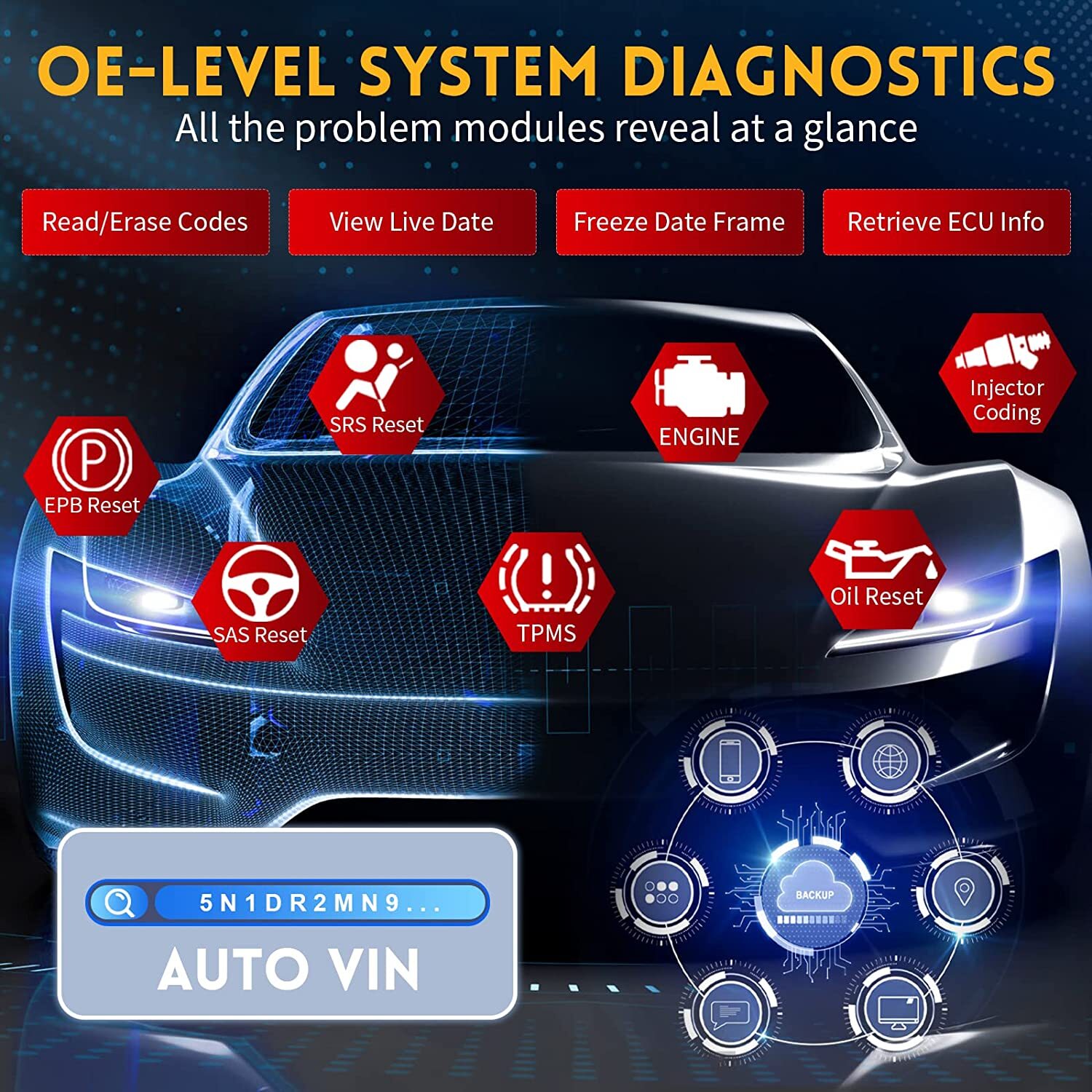 Autel MaxiSYS MS906 Pro ECU Coding Full System Diagnostic Scanner AS MK906 PRO