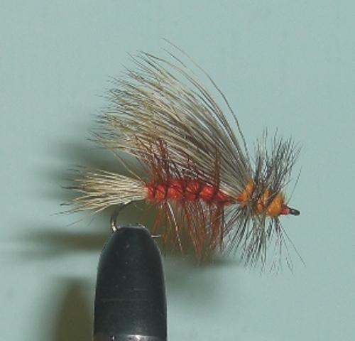 Lot of 6 Orange Stimulator Hand Tied Fly Fishing Flies Choice of Hook Size
