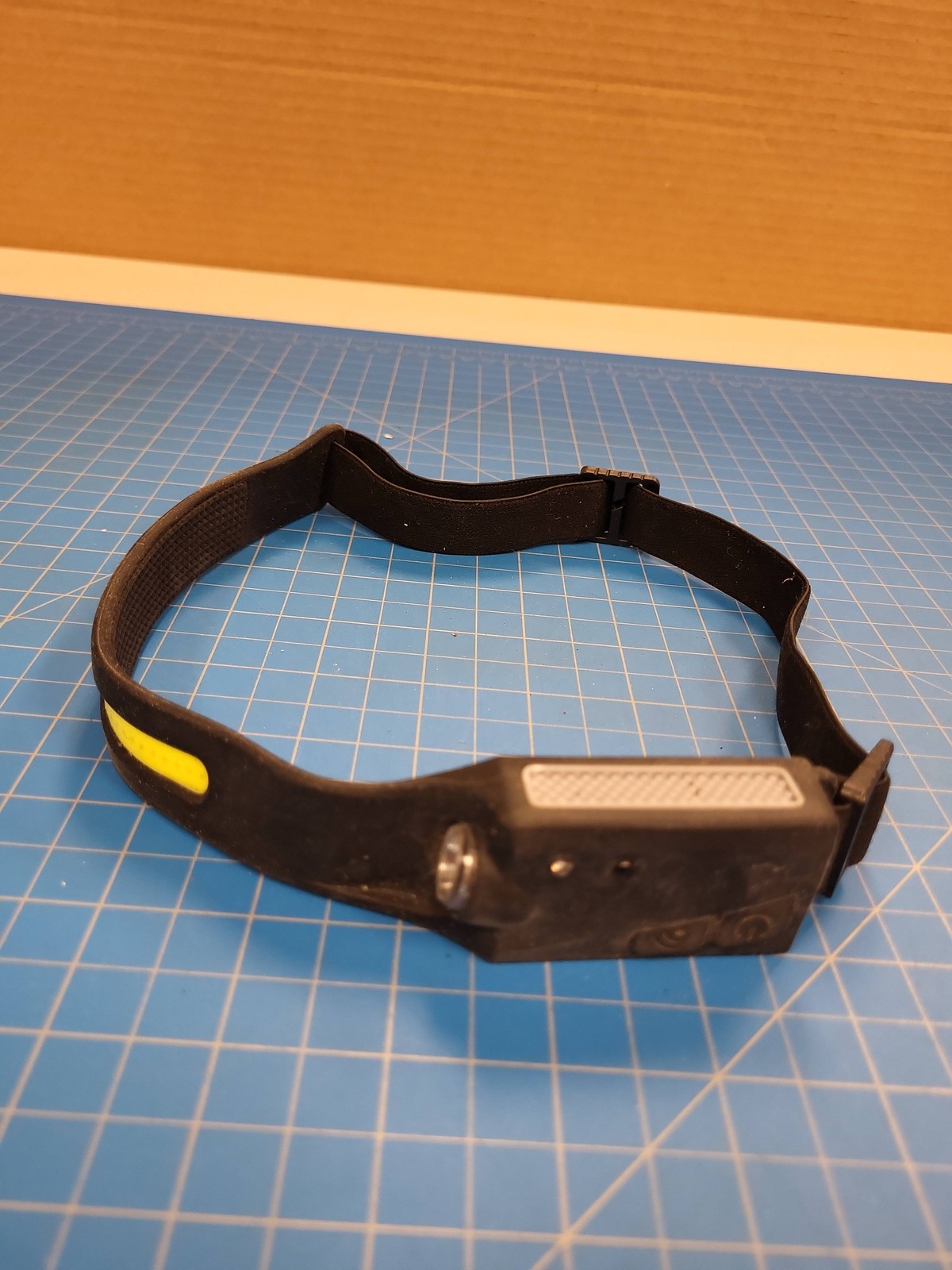 NRA Headlamp Head Light Lamp Adjustable Strap Outdoor Camping Hiking Untested