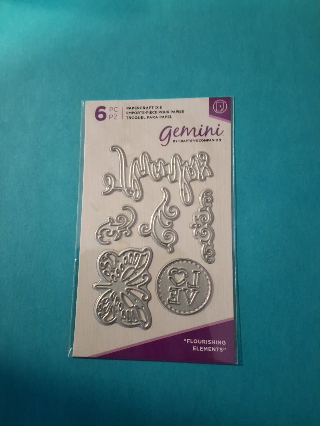 Gemini Metal Die NEW -- Flourishing Elements