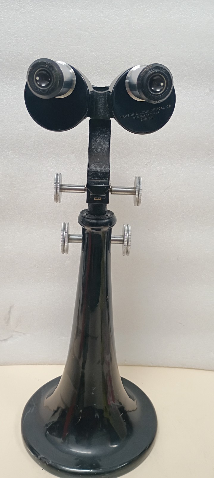 Antique Bausch & Lomb Ophthalmologist Medical Stereoscope Corneal Microscope
