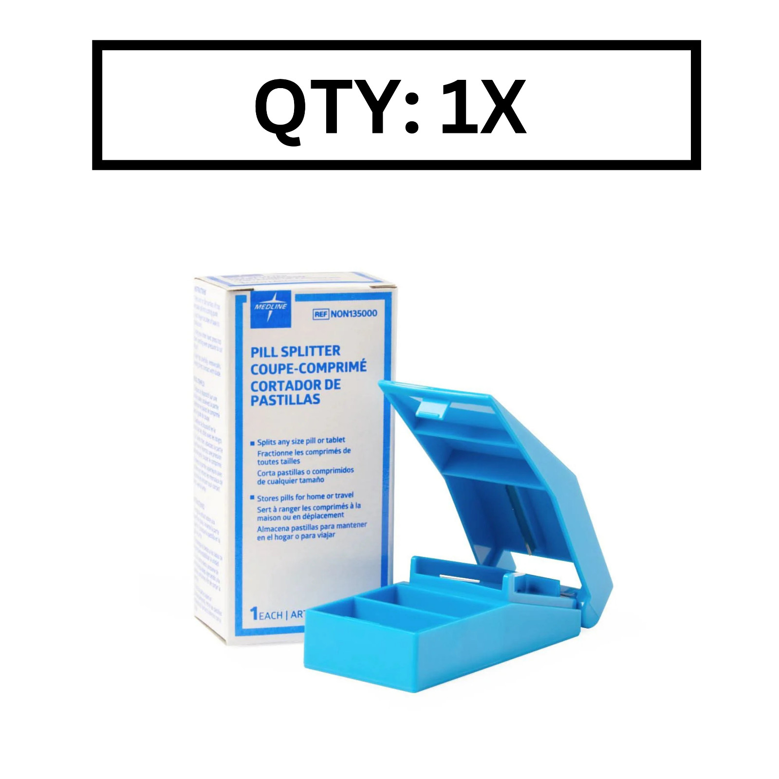 *DIRECT* Medline Pill Splitter Tablet Cutter for Accurate Dosing *FREE SHIPPING*