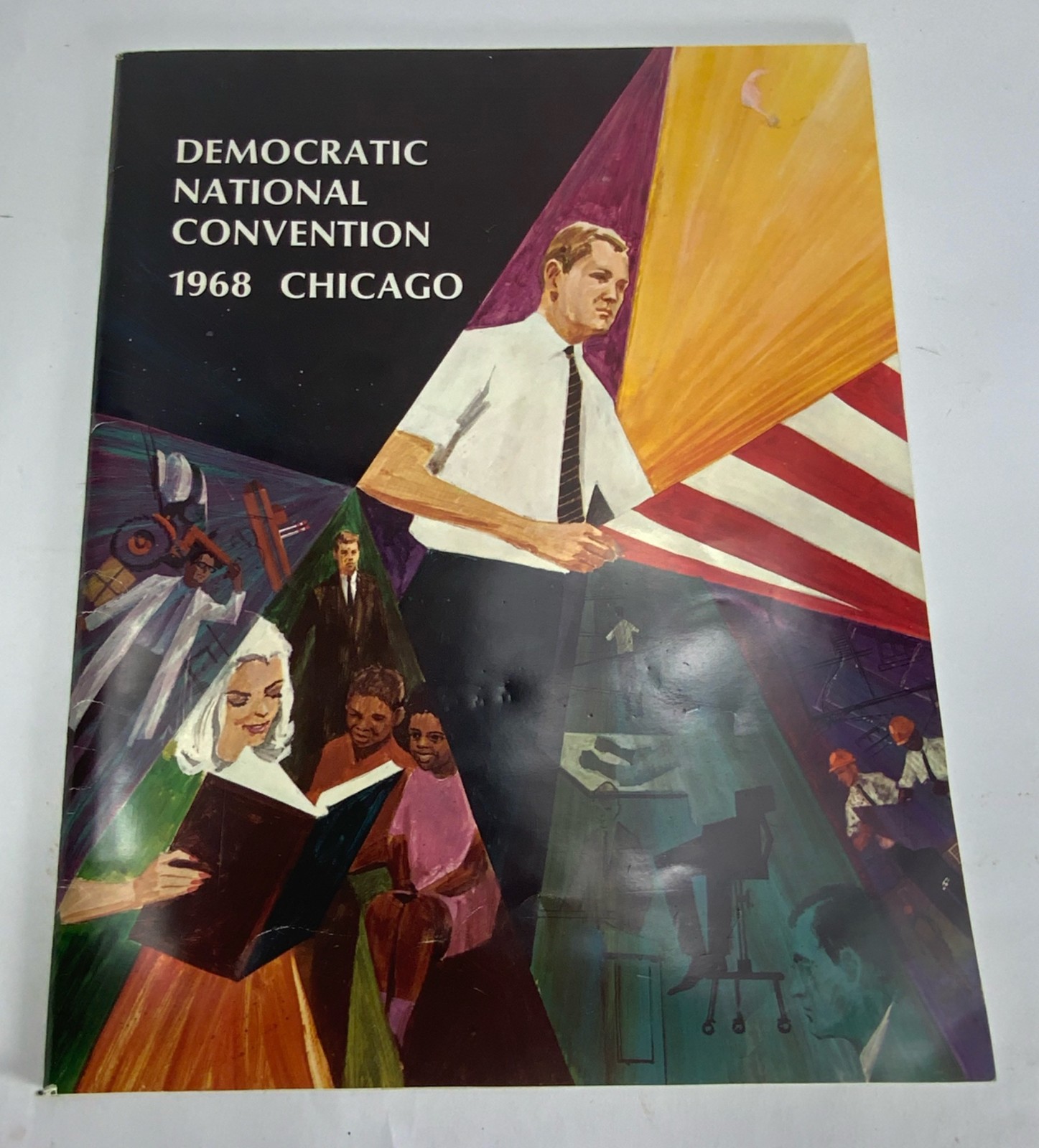 1968 VINTAGE Chicago Democratic convention program & Archive