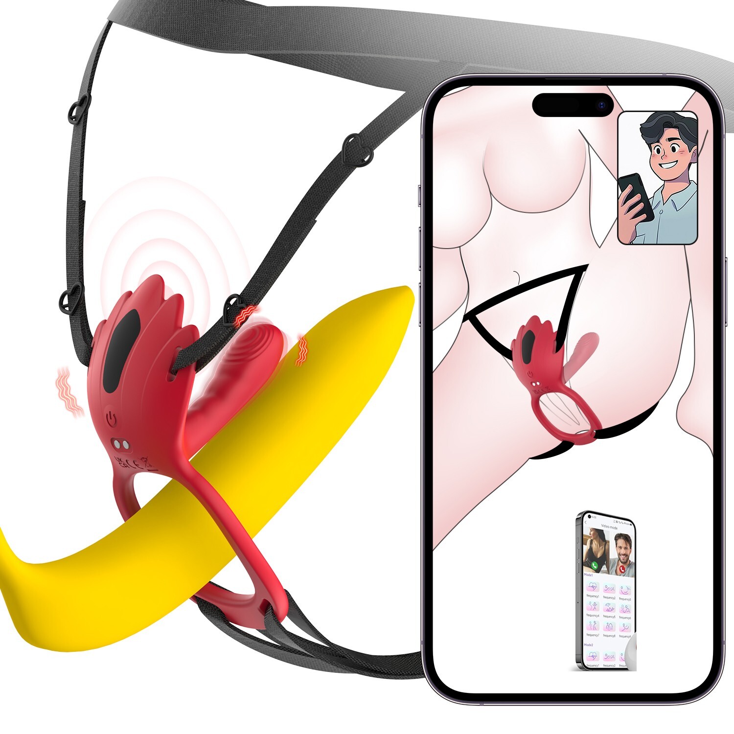 Wearable Panty Clitoral G Spot Vibrator for Women Butterfly Massager Sex Toy APP