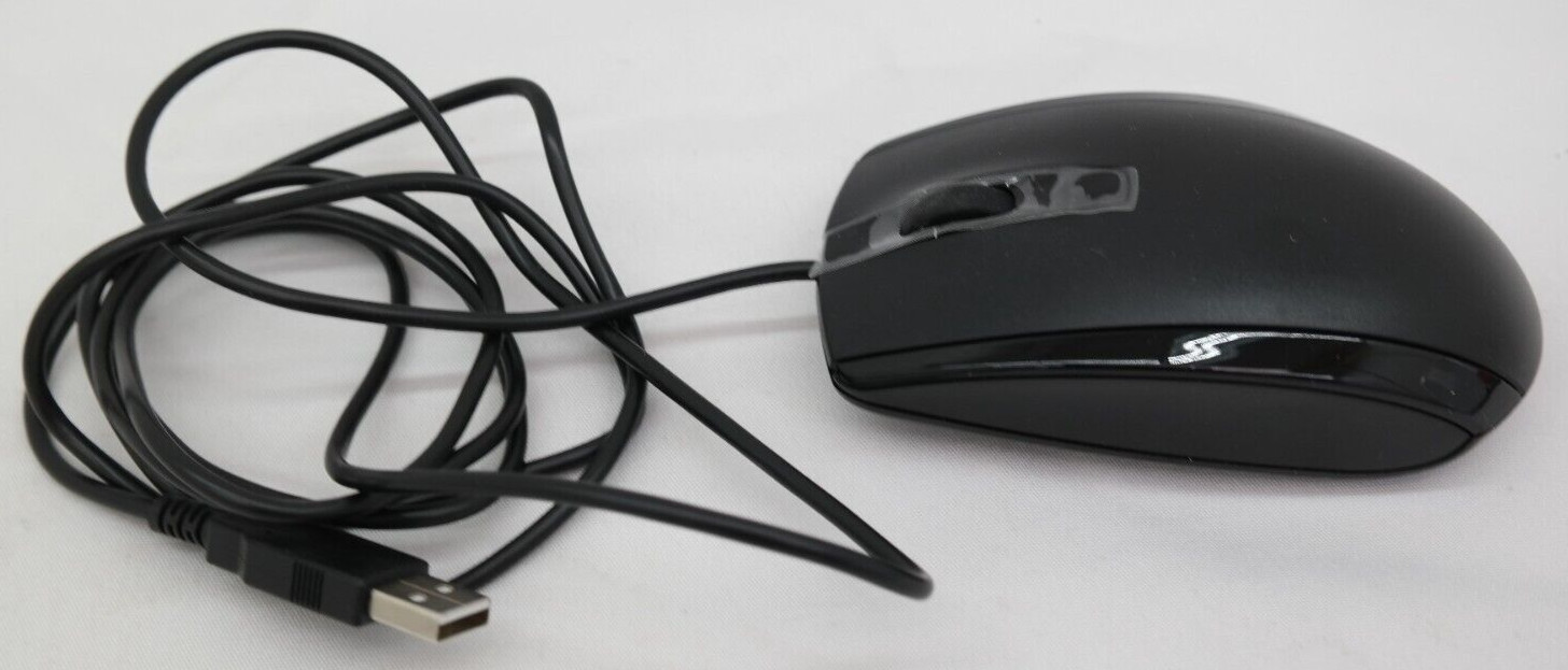 Hp USB Optical Wired Black Mouse Model MODGUO   TF